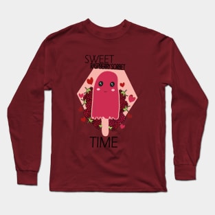 Raspberry sorbet Kawaii Sweet Raspberry Sorbet Time Long Sleeve T-Shirt